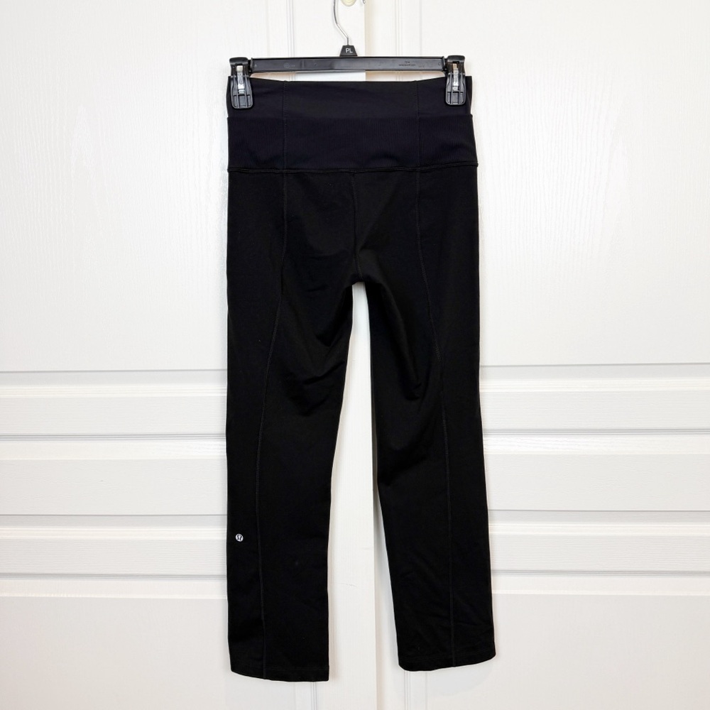 Lululemon Straight-Up Pant Black Full-On Luon Size 8 - Picture 5 of 6